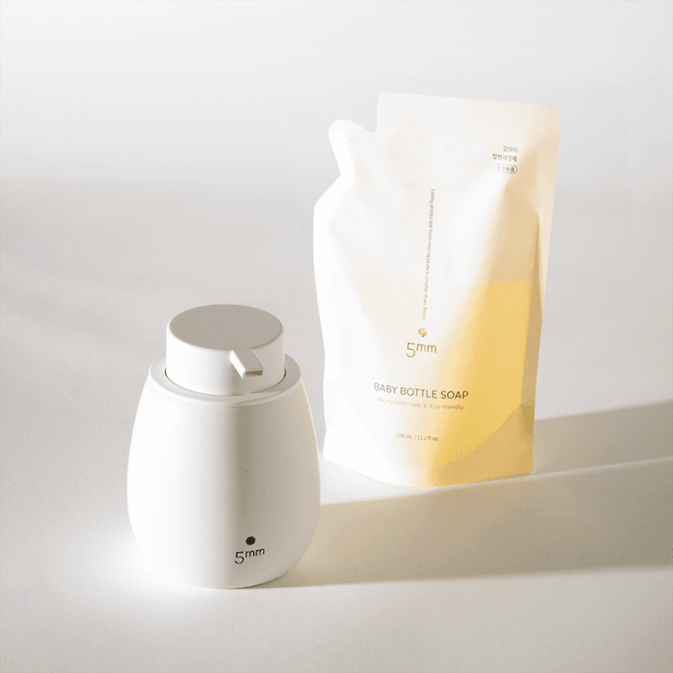 Baby Bottle Cleanser & Ceramic Dispenser (Manual)